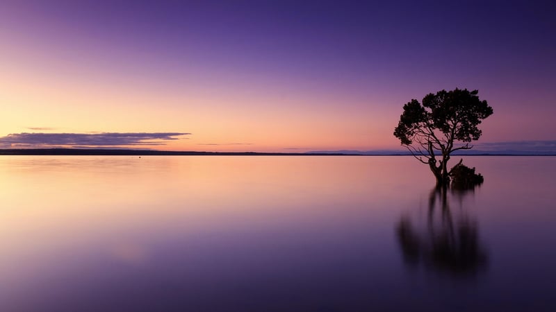 Sunset for relaxation